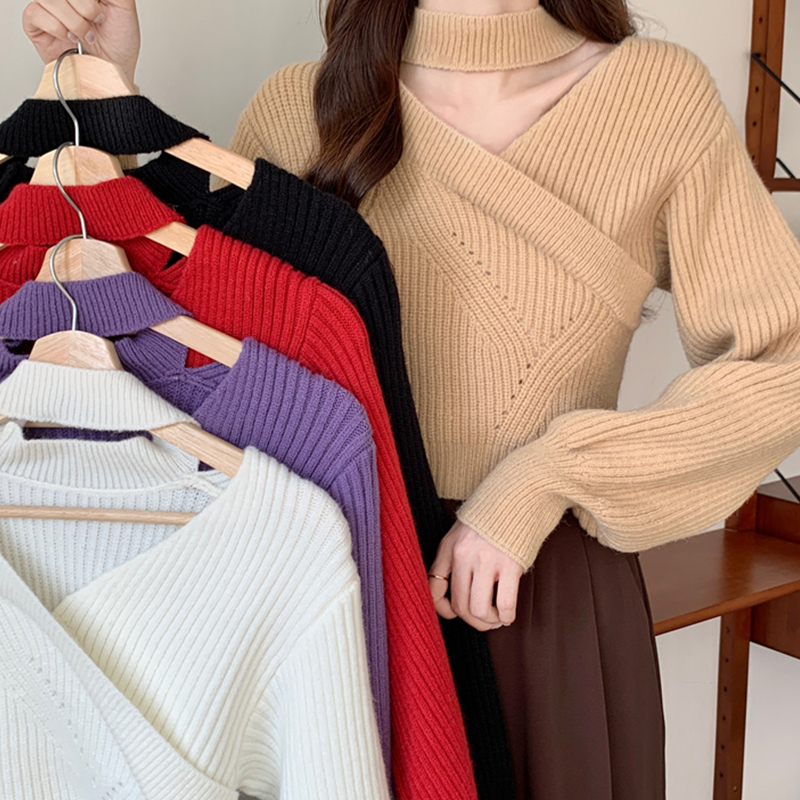 【2022冬服】韓国風レディース服  優しい　きれいめ　セーター　ニット　