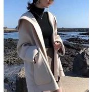 韓国風 　レディース コート  チェスターコート   防風 ロング ゆったり コートカジュアル綺麗2色