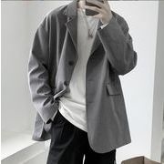 メンズ　カジュアルな小さなスーツ　ファッション韓国風 長袖コート★M-2X