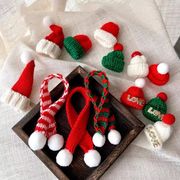 新入荷デコパーツ DIY素材 クリスマス ミニサンタ帽 手芸用品衣類と靴帽子アクセサリーパーツ