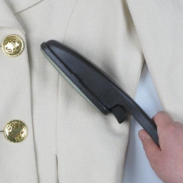 サワフジ 洋服ブラシ クリーンブラシ スリム ワンタッチ ブラウン