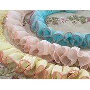 幅4cm レース シフォンリボン手芸材料  髪飾りギフト包装 DIY素材リボン手作り用品ギフトラップ