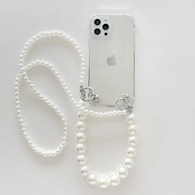 新作 スマホケース★高級感 透明  iPhone15ケース  韓国ファッション スマホショルダー 携帯カバー