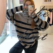 【2023春新作】韓国風レディース服　 優しい　きれいめ　セーター　ニット　