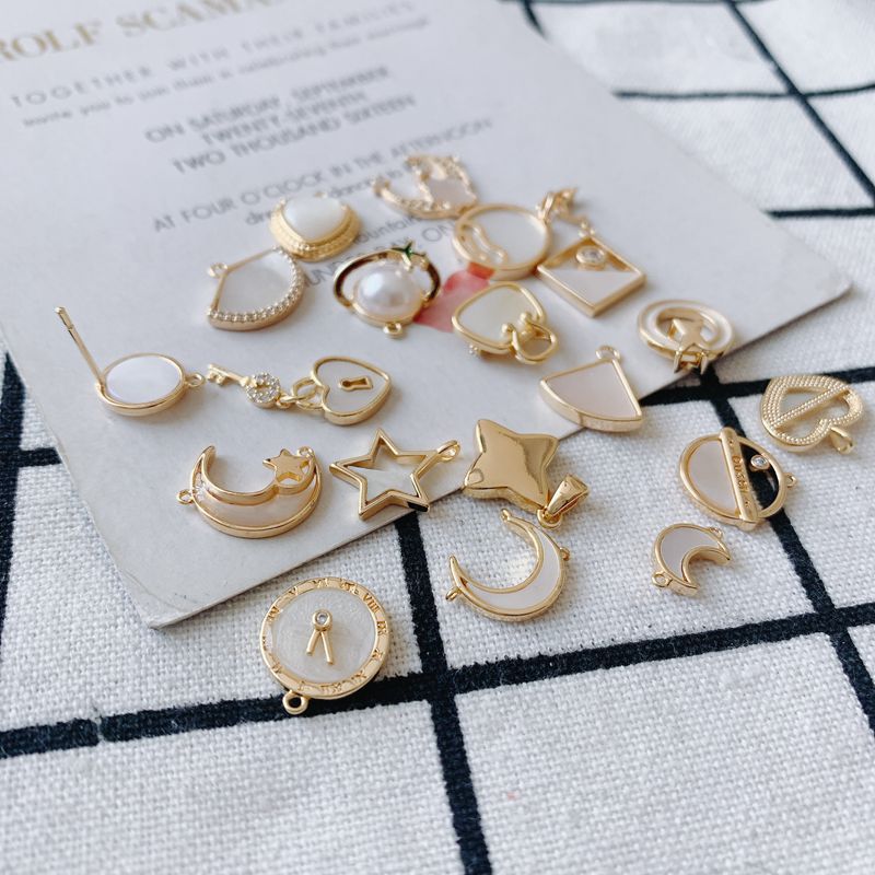 ピアス 金属パーツ ハンドメイド アクセサリーパーツ シェル パーツ