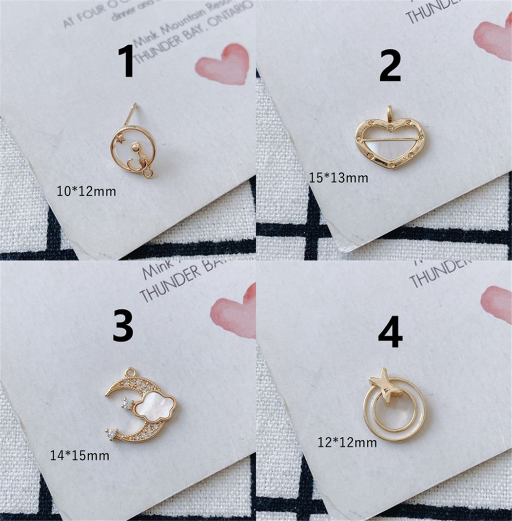 ピアス 金属パーツ ハンドメイド アクセサリーパーツ シェル