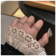 レディース用指輪   アクセサリー  復古ファッション  3個入り  个性リング    欧米風