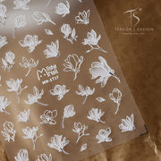 ネイルシール 貼るだけ 5D ネイルパーツ ネイル用装飾 可愛いネイル飾り 貼り付け デコパーツ