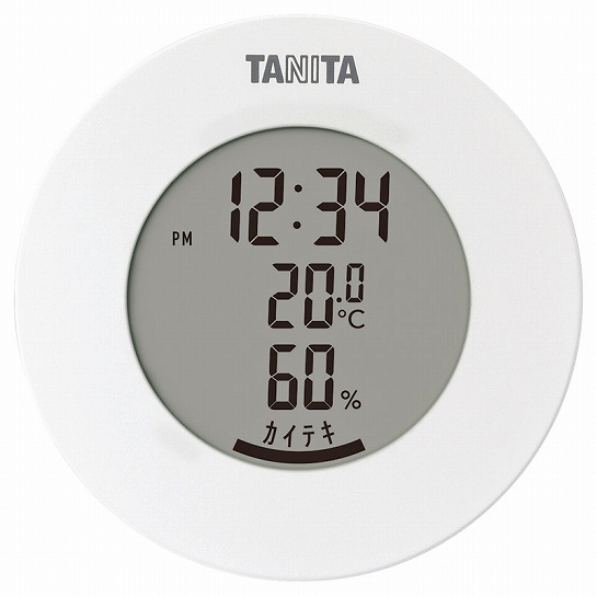 【代引不可】TANITA タニタ デジタル温湿度計(丸型デザイン) 生活家電