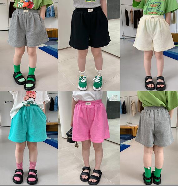 2023春夏人気 韓国風子供服 パンツ ボトムス ショートパンツ ハーフパンツ カジュアル 男女兼用7色