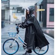 レインコートレインポンチョロングポンチョ雨具自転車バイク四通勤通学用完全防水軽量