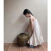 INS 春夏 韓国風子供服  ベビー服  女の子     キッズ  ワンピース  キャミソールスカート子供服2色