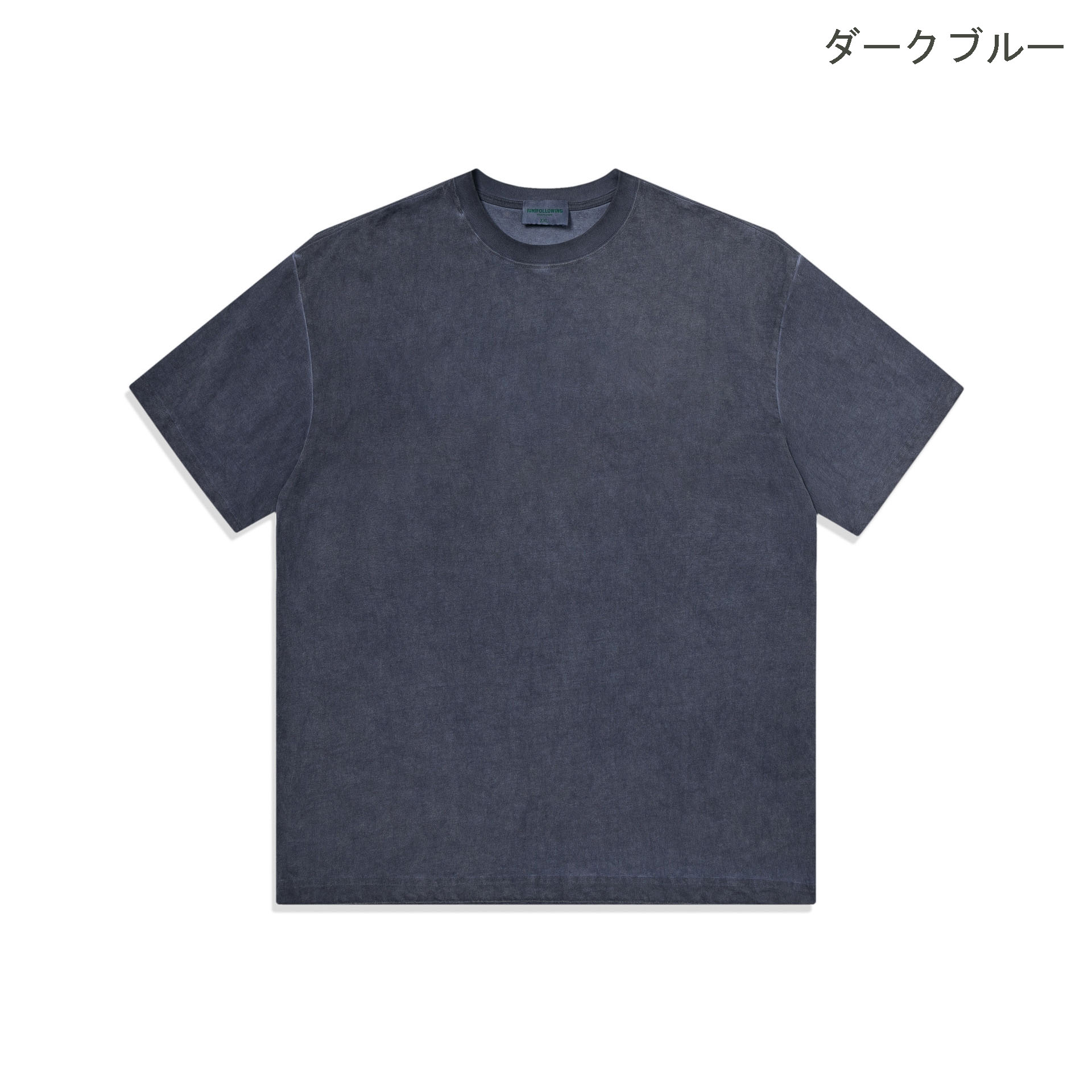 メンズファッション ビンテージ風 無地 半袖Tシャツ 男女兼用