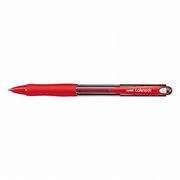 三菱鉛筆 油性ボールペン 楽ノック 1.0mm 赤 SN10010.15 三菱鉛筆