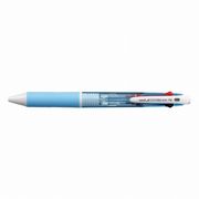 三菱鉛筆 なめらか油性ボールペン ジェットストリーム 4色 0.7mm 水色 SXE450007.8
