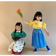 春夏人気 韓国風子供服  花柄  ベビー服 キッズ    子供服  カジュアル  スカート　2色