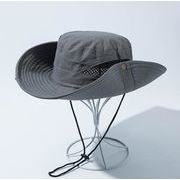 春夏 レディース  帽子　  　無地 日焼け防止　UVカット バケットハット つば広帽子 紫外線対策6色