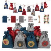 クリスマスポケットセット　ギフトバッグ袋プレゼントバッグ雑貨収納小物イベント包装