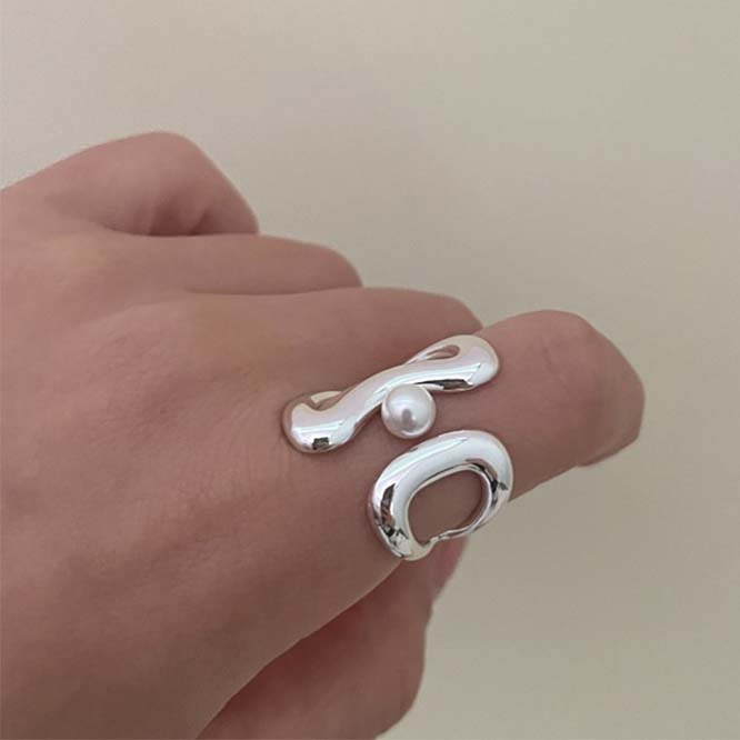 【大人風】金アレ対応素材　S925コーティング silverring   リング   指輪