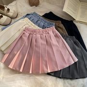 2024 ins 春夏新作  韓国風子供服  プリーツスカート　  ボトムス  女の子  スカート  6色