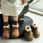 2024冬新作   韓国風  子供靴   単靴   シューズ  ショートブーツ  キッズ靴   2色  【内長16.5-23cm】
