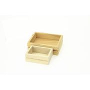 ドールハウス 模型   撮影道具  ミニチュア  インテリア置物  モデル  デコレーション  木製   木箱  2色