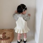 春秋     韓国風子供服    キッズ   ベビー服    トップス+スカート     セットアップ    66-120