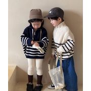 2023秋冬新品  韓国風子供服   キッズ服   長袖    ニット   セーター   トップス   男女兼用  2色