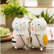 ins人気   韓国風   マグカップ   陶器のカップ   撮影道具   可愛い猫    コップ   4種