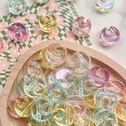 月  アクリルパーツ ビーズパーツ  デコパーツ   手芸diy 用デコレーション DIY  手芸材料    24*23mm