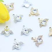 新作  diy 手芸材料 ビーズパーツ デコパーツ 穴ありDIY チャームパーツ アクセサリーパーツ ペンダント