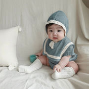 ins人気  韓国ファッション  ベビー服   赤ちゃん  ロンパース   つなぎ   男女兼用   帽子を贈る  4色
