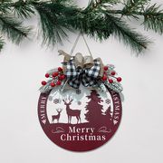 ins  クリスマス   木製  装飾品  表札飾り   インテリア  ショーウインドー 店舗 オーナメント
