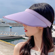 韓国キャペリン大庇サンバイザーアウトドアリゾートサンバイザー女性外出帽子