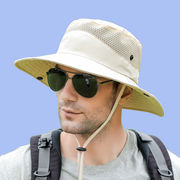 夏の新作メンズバケットハットサイクリング登山釣り防アジ帽子太陽帽子アウトドアバケットハット