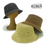 　Ruben細編みペーパーバケットハット　レディース帽子
