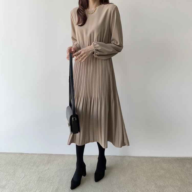 FUDE ART PLEATS DRESS 秋 - starrvybzonline.com