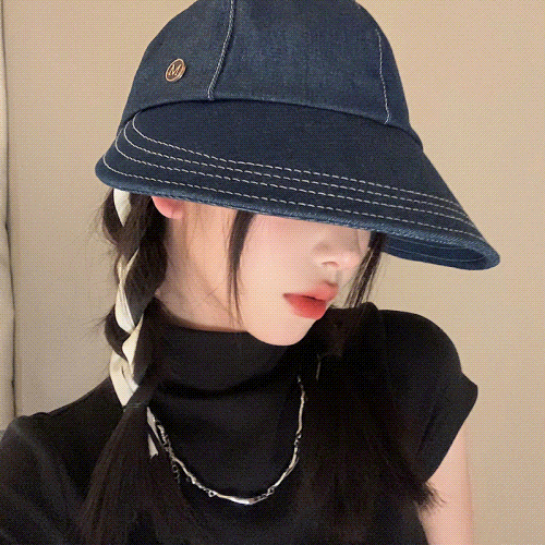 野球帽　帽子　キャスケット　紫外線対策　日焼け防止　UVカット　デニム帽子　春夏
