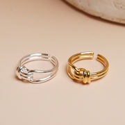指輪　リング　アクセサリー　韓国ファッション　デザイン　金属　メタル　幾何