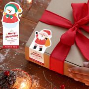 クリスマス　封印シール　ありがとうシール　サンキューシール　ラッピングシール　ステッカー