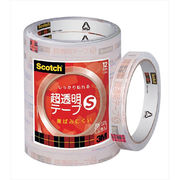 【10巻入×5セット】 3M Scotch スコッチ 超透明テープS 工業用包装 10巻入