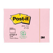 【10個セット】 3M Post-it ポストイット 再生紙 ノート ピンク 3M-657