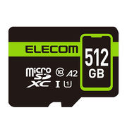 エレコム スマホ用 microSDXC メモリカード MF-SP512GU11A2R