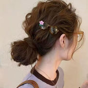 韓国風髪飾りレディース 子供用 可愛い ヘアアクセサリーヘアゴム ヘアピン 2色