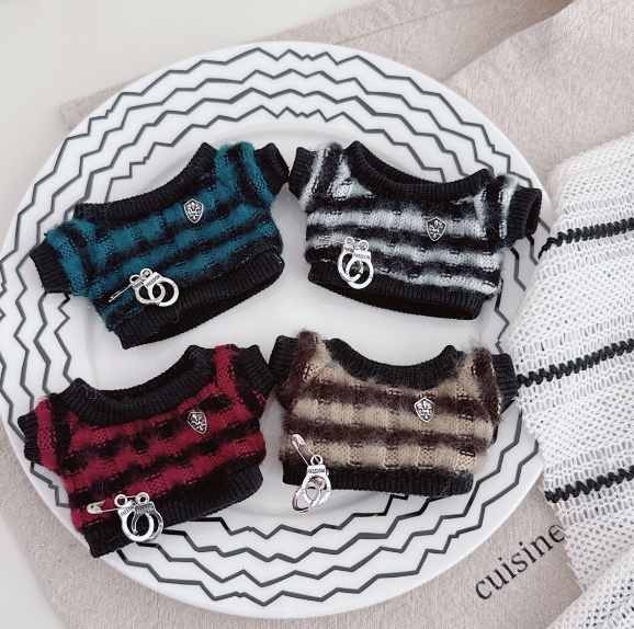 セーター    ぬいぐるみ用服 人形doll   人形着せ替え ミニチュア  ミニドール おもちゃ  10cm用