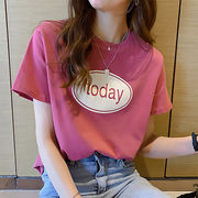 夏　トップス　Tシャツ　半袖　韓国ファッション　レディース 　薄手　ゆったり