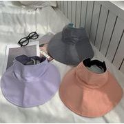 超人気  レディース 韓国風   ハット 両面 帽子  日除け帽子  日焼け止め  紫外線対策   7色