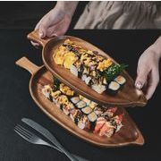 木製 木の葉  コースター    お皿 プレートトレイ ティーカップマット  フルーツ皿  撮影道具 寿司皿