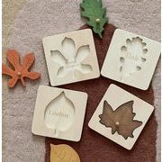 木製  葉っぱ 知育玩具 ベビー用品  赤ちゃん  子供用品 おもちゃ ベビー用玩具  遊び用  お祝い