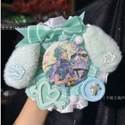 推し活 缶バッジケース 缶バッジ 推し 缶バッジ用 ぬいぐるみ痛バッグ 装飾   応援 9色